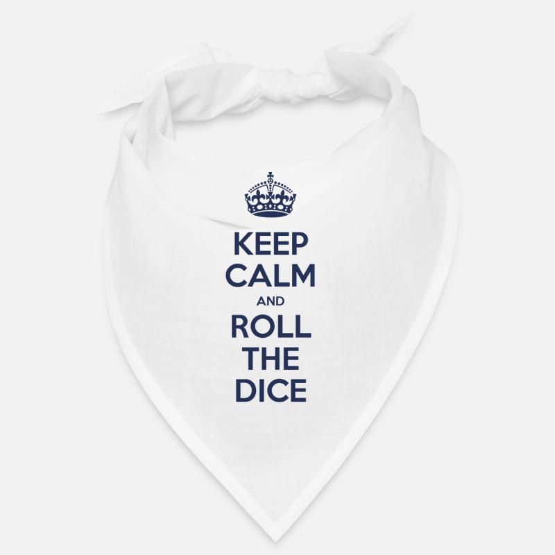 Keep calm and roll the dice Bandana