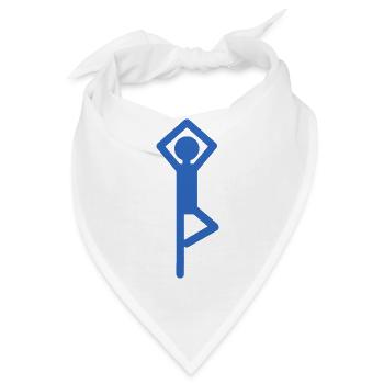 Silhouette Yoga - Bandana - Weiß - Vorne