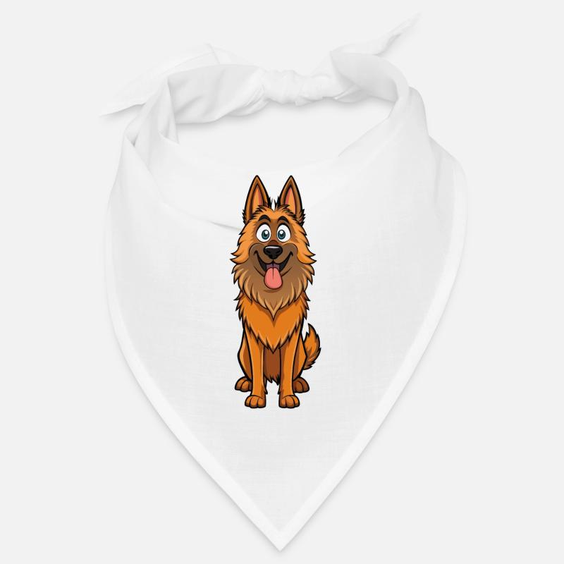 Expression intense d’un Tervuren belge Bandana
