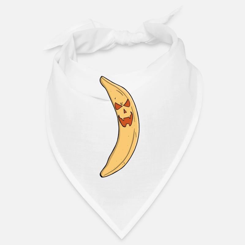 Banana Jack-o-Lantern Bandana