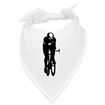 Rennrad - Bandana - Weiß - Vorne