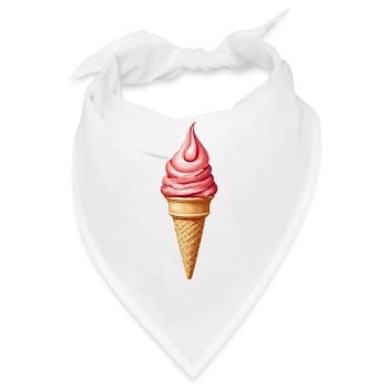 Eis - Bandana - Weiß - Vorne
