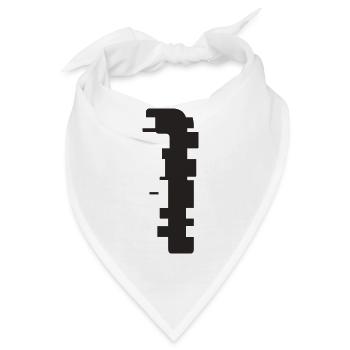 1 - Bandana - Weiß - Vorne