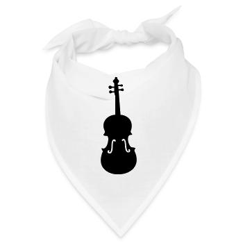 Bratsche - Bandana - Weiß - Vorne