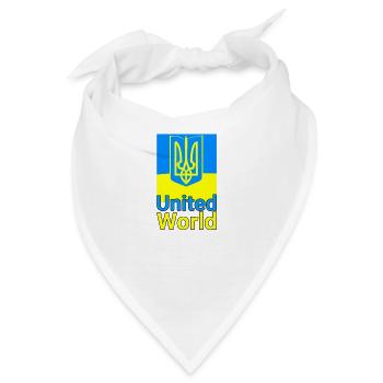 United World - Ukraine - Bandana - Weiß - Vorne