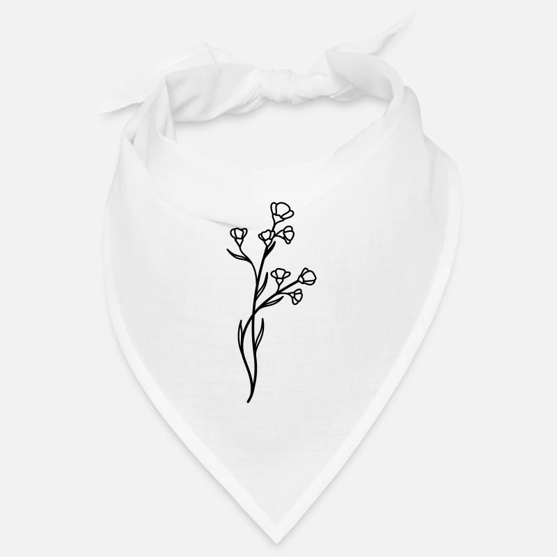 fleur sauvage simple Bandana