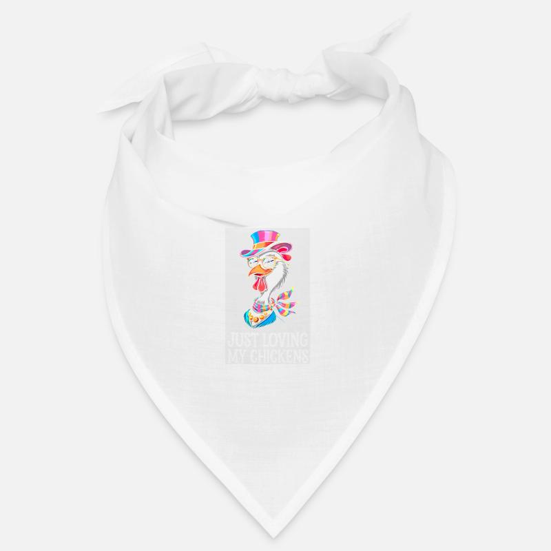 J’aime mes poulets - Dessin animé drôle de poulets Bandana