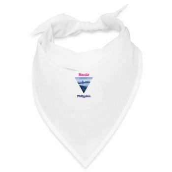 Philippinen Filipino Landschaft Manila I Geschenk - Bandana - Weiß - Vorne