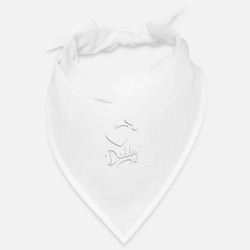 Warm Daddy" - Bandana - white