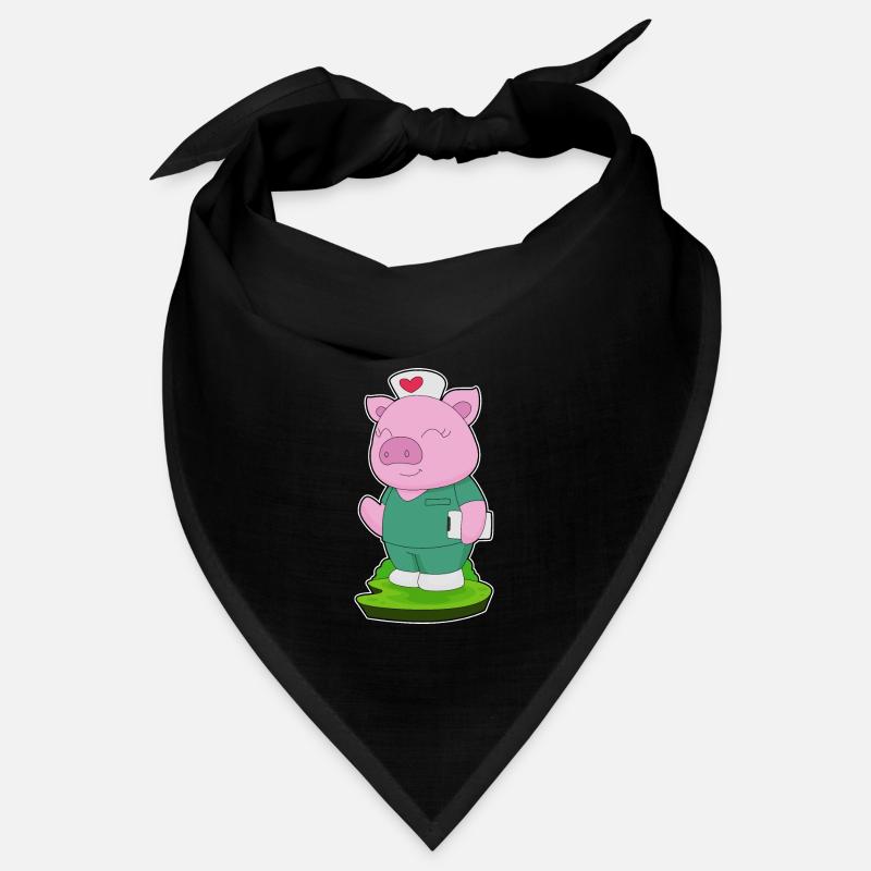 Pig Nurse Notepad Bandana