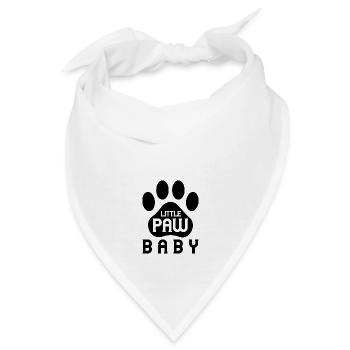 little paw baby - Bandana - Weiß - Vorne