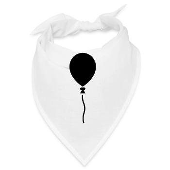 Luftballon - Bandana - Weiß - Vorne