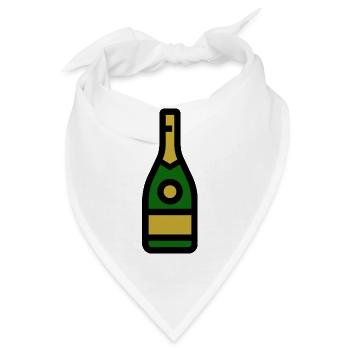 Champangnerglas, Sekt, Sektglas - Bandana - Weiß - Vorne