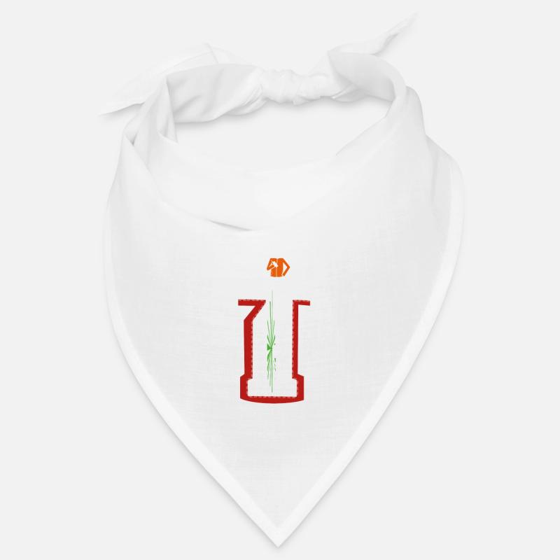 Vermesser Scan - Bandana - Weiß