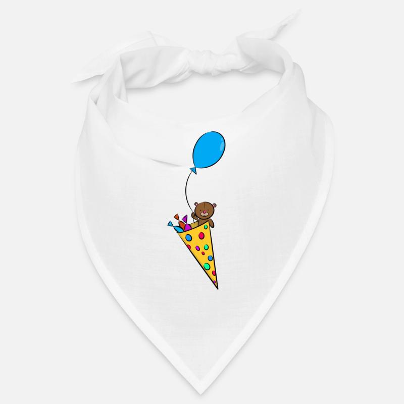 Bear in school bag Bandana