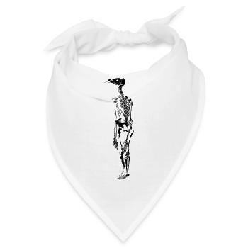 Vogelmensch - Bandana - Weiß - Vorne