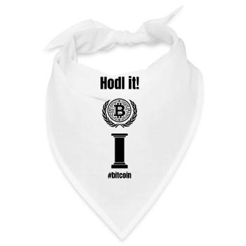 Hodl it! - Bandana - Weiß - Vorne