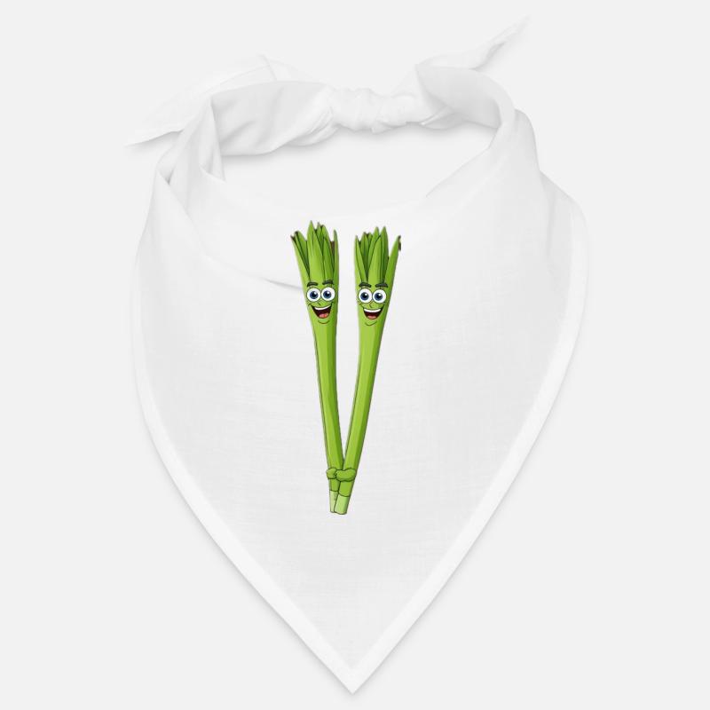 Spargelduo Lächelnd Bandana