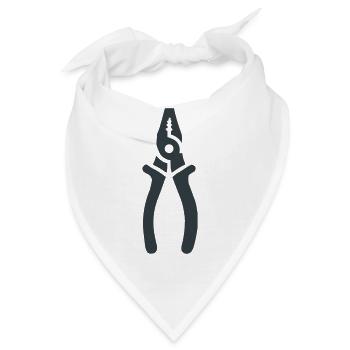 werkzeug zange - Bandana - Weiß - Vorne