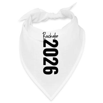 Bachelor 2026 - Bandana - Weiß - Vorne