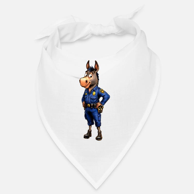 Police Donkey Bandana