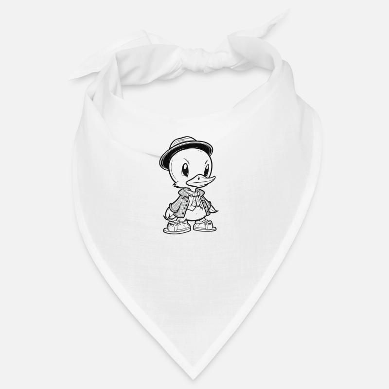 Dapper Duck - Stylish and Classy - Bandana - white