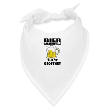 Vatertag - Bandana - Weiß - Vorne