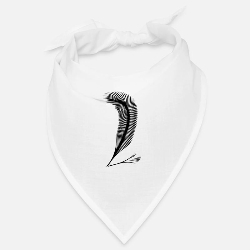 L’écriture de plumes comme expression de caractère Bandana