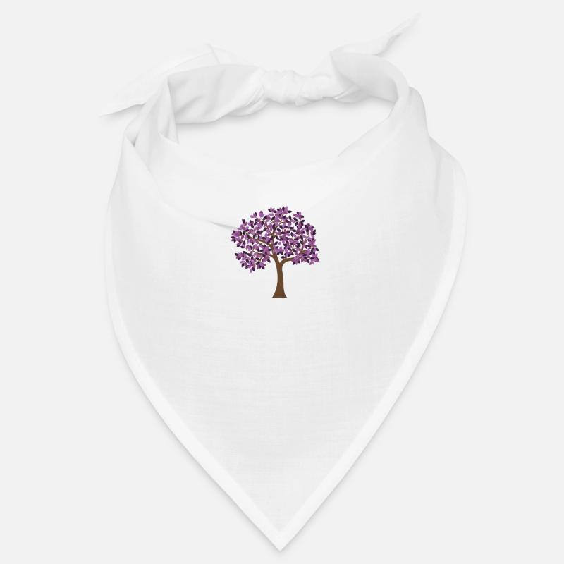 violetter Baum Bandana