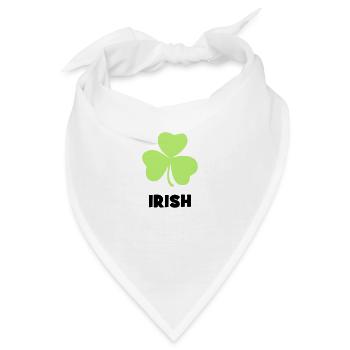 Irland - Irisch - Bandana - Weiß - Vorne