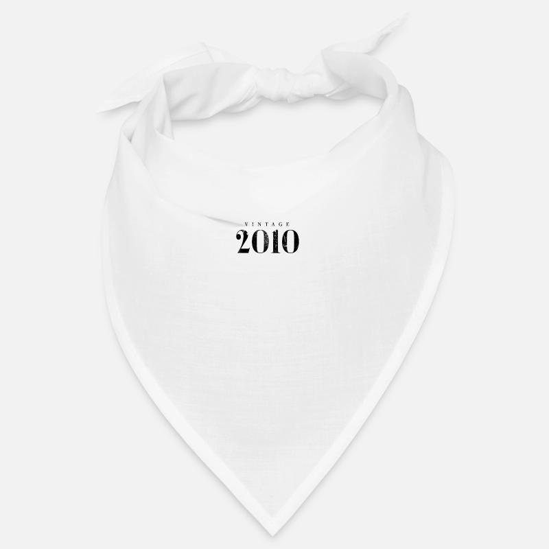 Vintage 2010 Phrase de slogan d’anniversaire Bandana