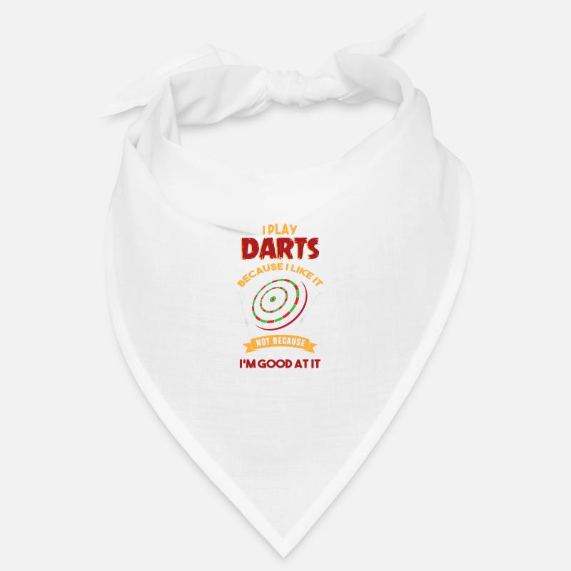 Dart Dartboard Dartpfeil - Bandana - Weiß