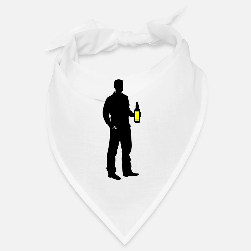 Drinker Silhouette Icon Bandana