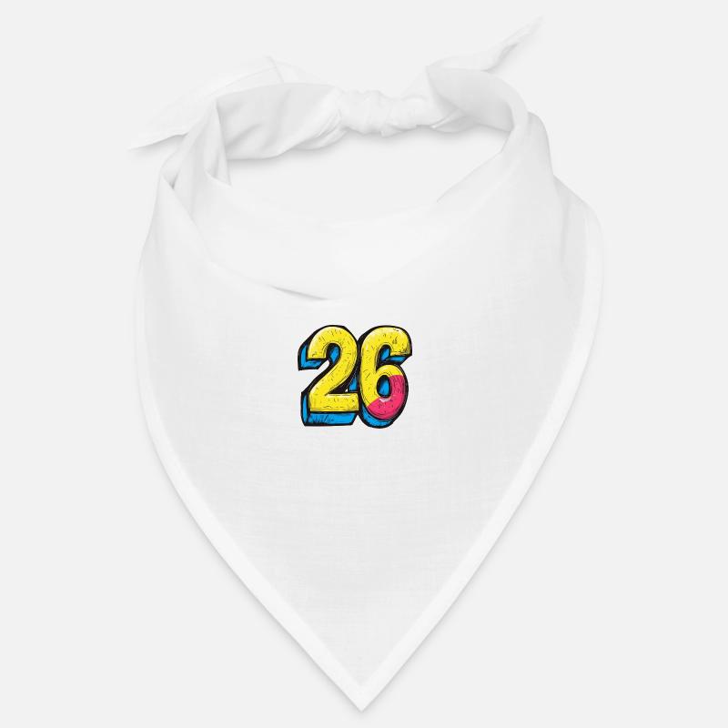 26 Zahl Comic Bandana