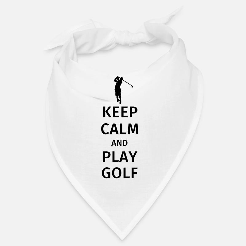 Keep Calm and Play Golf Bandana