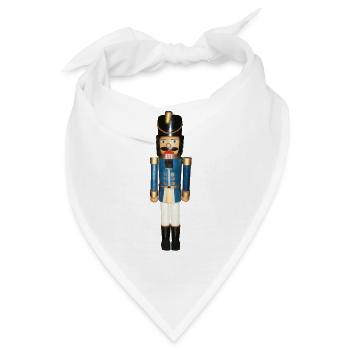 Nussknacker Weihnachten Erzgebirge - Bandana - Weiß - Vorne