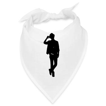 Junge Modell Silhouette - Bandana - Weiß - Vorne