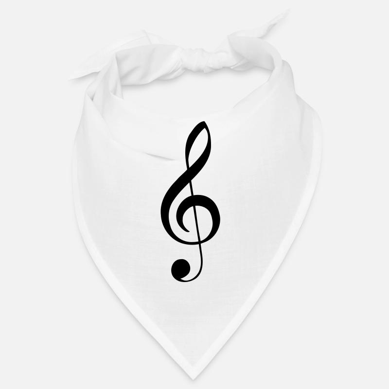 Clé de sol Clef Bandana