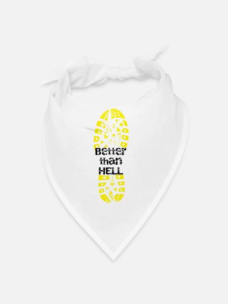 course a pied en enfer - Bandana - blanc