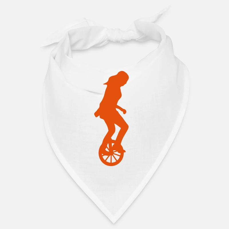 monocycle cirque - Bandana - blanc