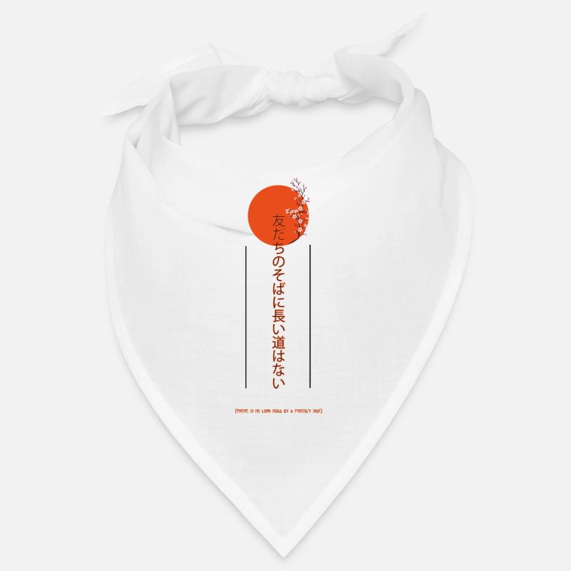 Kein Weg ist lang neben einem Freund Bandana