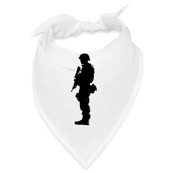 Soldat - Bandana - Weiß - Vorne