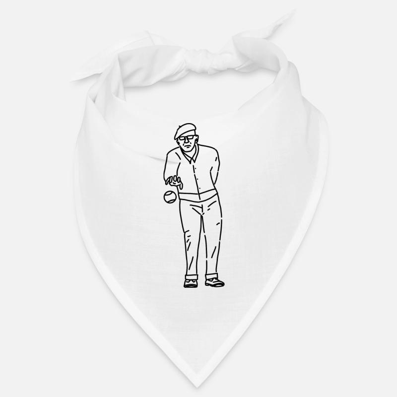 Petanque Player Right-Handed Bandana