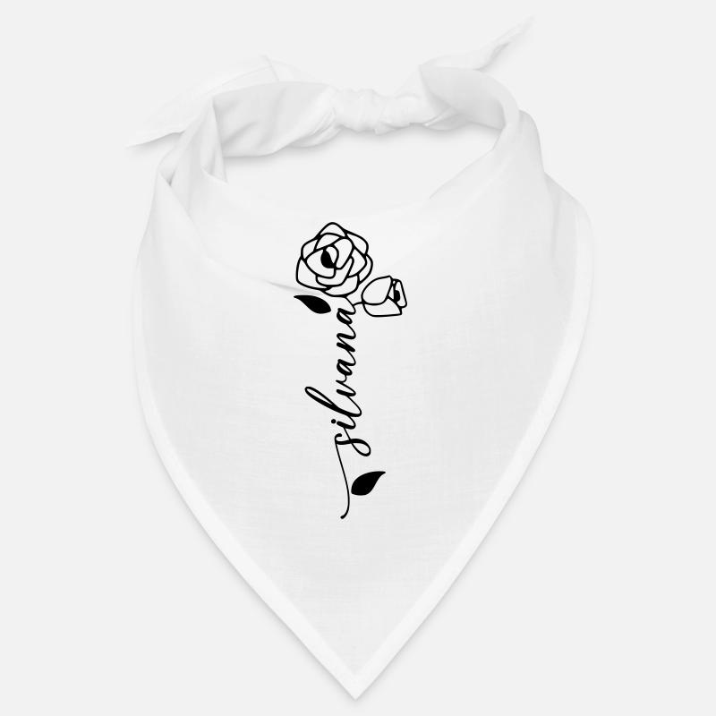 Silvana Surname First Name Name Flower Bandana