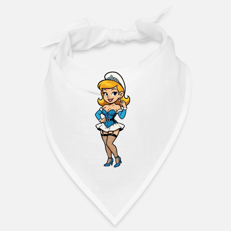 Blaue Gnomenfrau Bandana