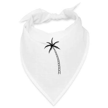 Palme Palm - Bandana - Weiß - Vorne
