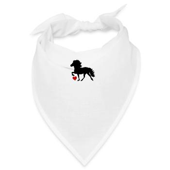 Islandpferd - Bandana - Weiß - Vorne