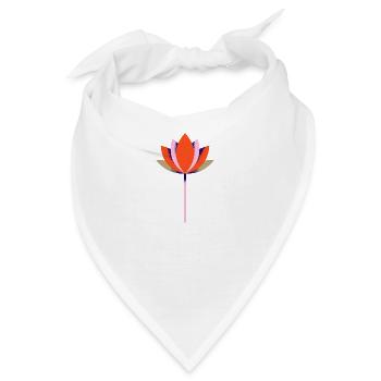 asiatisch, asien, asian, china, japan, chinese - Bandana - Weiß - Vorne