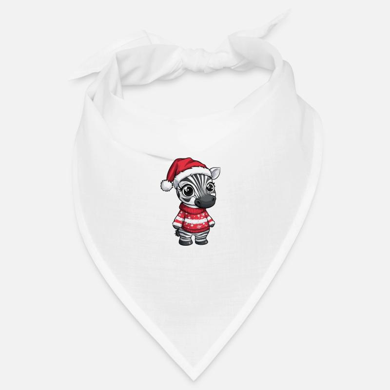 Bande dessinée de Noël zèbre Bandana