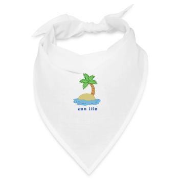 Zen-Leben - Bandana - Weiß - Vorne